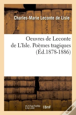 Capa do artigo Oeuvres De Leconte De L Isle Edition 1878 1886