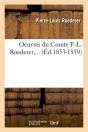 Oeuvres De P L Roederer Edition 1853 1859 - Preview