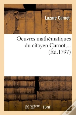 Capa do artigo Oeuvres Mathematiques Carnot Edition 1797