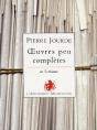 Oeuvres Peu Complètes T.1 - Preview