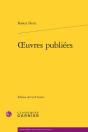 Oeuvres Publiées - Preview