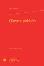 Oeuvres Publiées - Preview