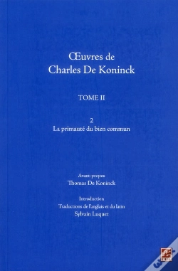 Capa do artigo Oeuvres Tome 2 ; La Primauté Du Bien Commun