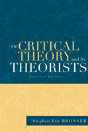 Of Critical Theory And Its Theorists - Preview