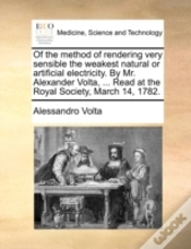 Capa do artigo Of The Method Of Rendering Very Sensible
