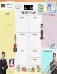 Office: Weekly Planner Notepad