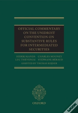 Capa do artigo Official Commentary On The Unidroit Convention On Substantive Rules For Intermediated Securities