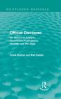Official Discourse (Routledge Revivals) - Preview