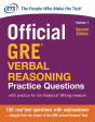 Official Gre Verbal Reasoning Practice Questions, Second Edition - Preview