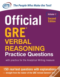 Capa do artigo Official Gre Verbal Reasoning Practice Questions, Second Edition