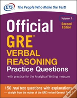 Capa do artigo Official Gre Verbal Reasoning Practice Questions, Second Edition, Volume 1