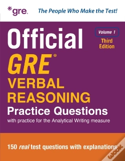 Capa do artigo Official Gre Verbal Reasoning Practice Questions, Third Edition, Volume 1