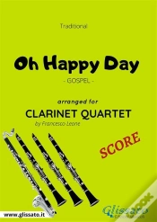 Capa do artigo Oh Happy Day - Clarinet Quartet Score