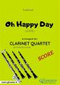 Oh Happy Day - Clarinet Quartet Score - Preview