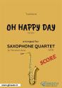 Oh Happy Day - Saxophone Quartet Score - Preview