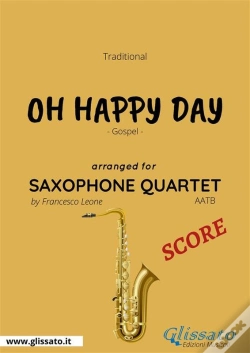 Capa do artigo Oh Happy Day - Saxophone Quartet Score