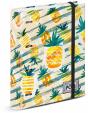Oh My Pop! Ananas Pasta de 4 Anéis Papel Quadriculado, Amarela - Preview