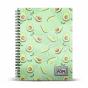 Oh My Pop! Awacate Caderno A4 Papel Listrado, Verde - Preview