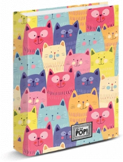 Capa do artigo Oh My Pop! Cats Pasta de 4 Anéis, Multicolorido