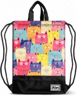 Capa do artigo Oh My Pop! Cats Saco de Piscina Storm com Alças, Multicolorido