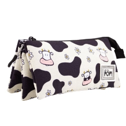 Capa do artigo Oh My Pop! Cow Estojo Triplo HS, Bege