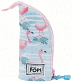 Capa do artigo Oh My Pop! Florida Estojo Triplo Vertical, Azul
