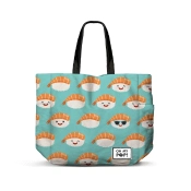 Capa do artigo Oh My Pop! Nigiri Saco de Compras Shopping FAN Horizontal, Turquesa