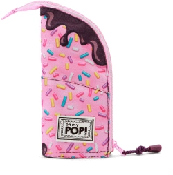 Capa do artigo Oh My Pop! Sprinkles Estojo Triplo Vertical, Rosa