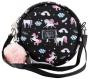 Oh My Pop! Unicorn Bolsa Redonda, Preta - Preview