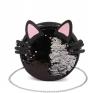 Oh My Pop! Wow-Cat Round Bag, Black - Preview