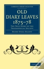 Capa do artigo Old Diary Leaves 1875â€“8