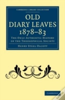 Capa do artigo Old Diary Leaves 1878â€“83