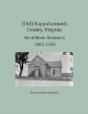 (Old) Rappahannock County, Virginia Deed Book Abstracts 1682-1686 - Preview