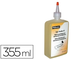 Capa do artigo Oleo lubrificante fellowes para destruidoras de documentos 350 ml
