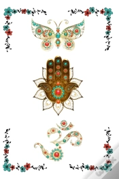 Capa do artigo Om Hamsa Butterfly Design Lined Notebook