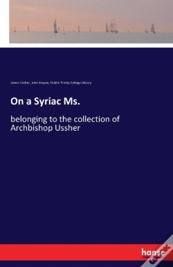 Capa do artigo On A Syriac Ms.