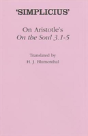 On Aristotle'S "On The Soul 3.1-5" - Preview