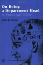 On Being A Department Head, A Personal View - Preview