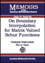 On Boundary Interpolation For Matrix Valued Schur Functions - Preview