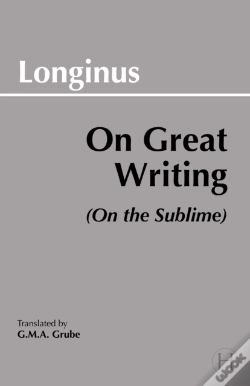 Capa do artigo On Great Writing (On The Sublime)