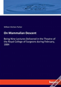 Capa do artigo On Mammalian Descent