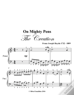 Capa do artigo On Mighty Pens The Creation -  Easy Piano Sheet Music