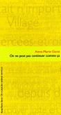On Ne Peut Pas Continuer Comme Ça - Preview