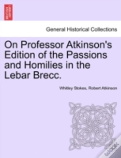 Capa do artigo On Professor Atkinson'S Edition Of The P