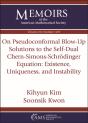 On Pseudoconformal Blow-Up Solutions To The Self-Dual Chern-Simons-Schrodinger Equation: Existence, Uniqueness, And Instability - Preview