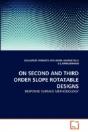 On Second And Third Order Slope Rotatable Designs - Preview