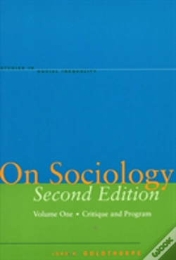 Capa do artigo On Sociology Second Edition Volume One