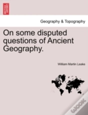 Capa do artigo On Some Disputed Questions Of Ancient Geography.