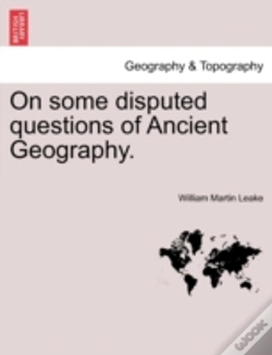 Capa do artigo On Some Disputed Questions Of Ancient Geography.