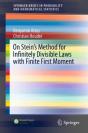On Stein'S Method For Infinitely Divisible Laws With Finite First Moment - Preview